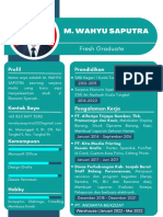 M. Wahyu Saputra: Fresh Graduate