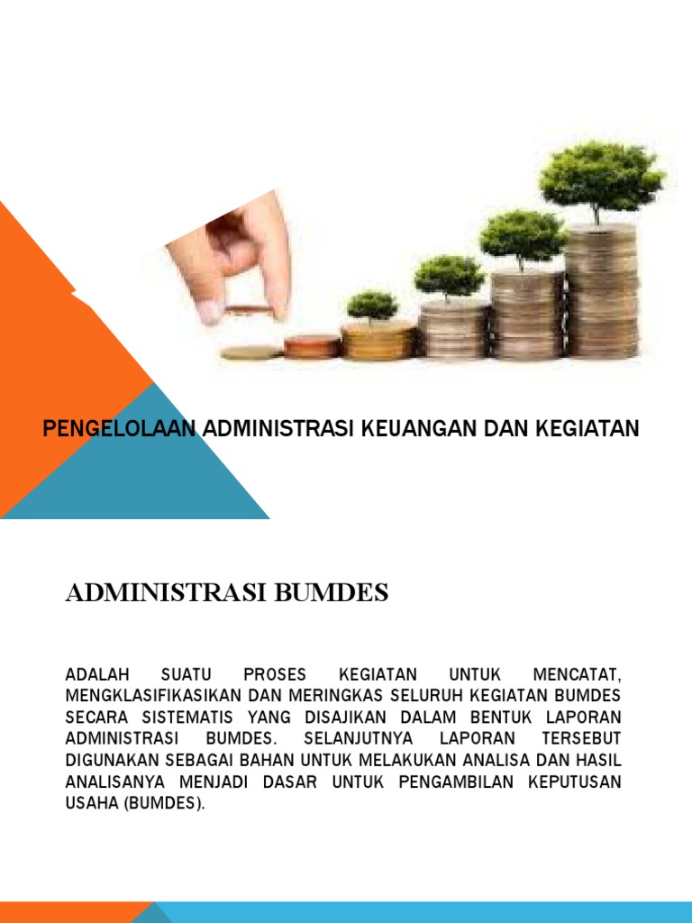 Administrasi Keuangan BUMDes Efektif | PDF | Pengelolaan Keuangan & Uang