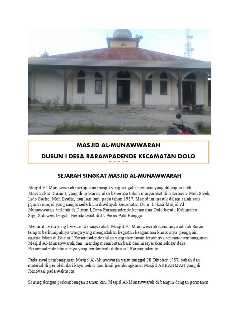 Sejarah Masjid Agung Demak | PDF