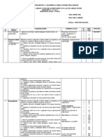 PLANIFICAREA CALENDARISTICA LA CLS. A XII - A Seral