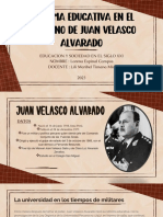 La reforma educativa de Juan Velasco Alvarado y su visión de la educación como medio de transformación social