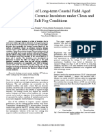 Performance of Long Term Coastal Field Aged Silicone-Coated Ceramic Insultaors Under Clean and Salt Fog Conditions