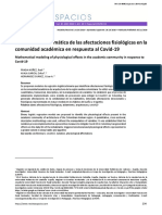 Modelación Matemática de Las Afectaciones Fisiológicas en La Comunidad Académica en Respuesta Al Covid-19