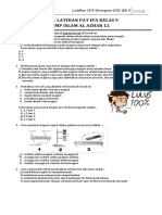 Soal Latihan PAT IPA 9 22-23