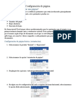 Configuración de Página