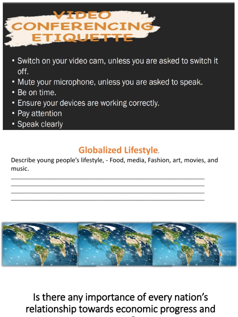 Globalization Lesson1 2 3 Pdf Globalization Economic Globalization
