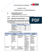 Informe de Tutoria 5a-2022