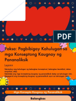PAGPAG-Balangkas at Datos Empirikal