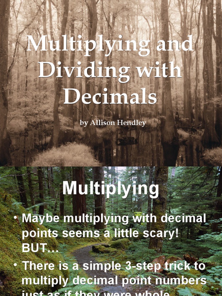 Multiplying-and-Dividing-Decimals | PDF | Division (Mathematics ...