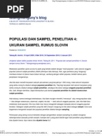 Populasi Dan Sampel Penelitian 4 - Ukuran Sampel Rumus Slovin - Tatangmanguny's Blog