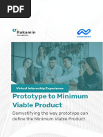 Reading 3 - Prototype To Minimum Viable Product PDF