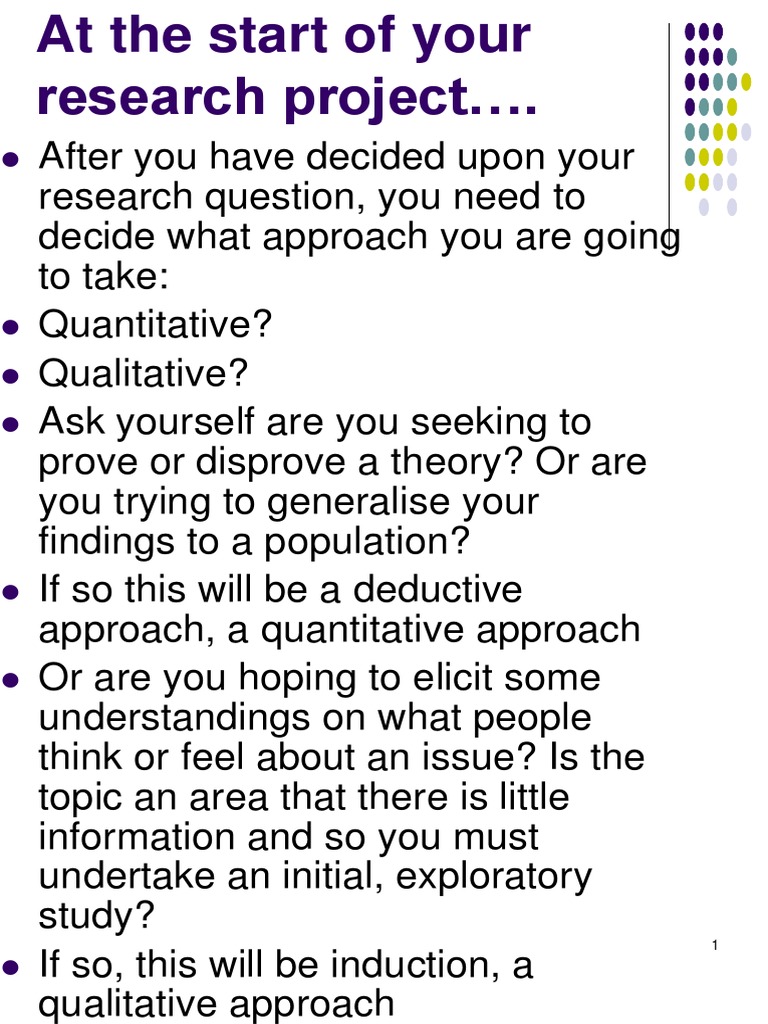 Lecture 3 Qualitative& Quantitative Methods Students PDF | PDF