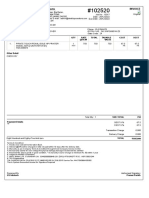 Printer Repair Invoice