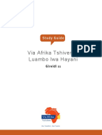 Via Afrika Tshiven A Luambo Lwa Hayani: Study Guide