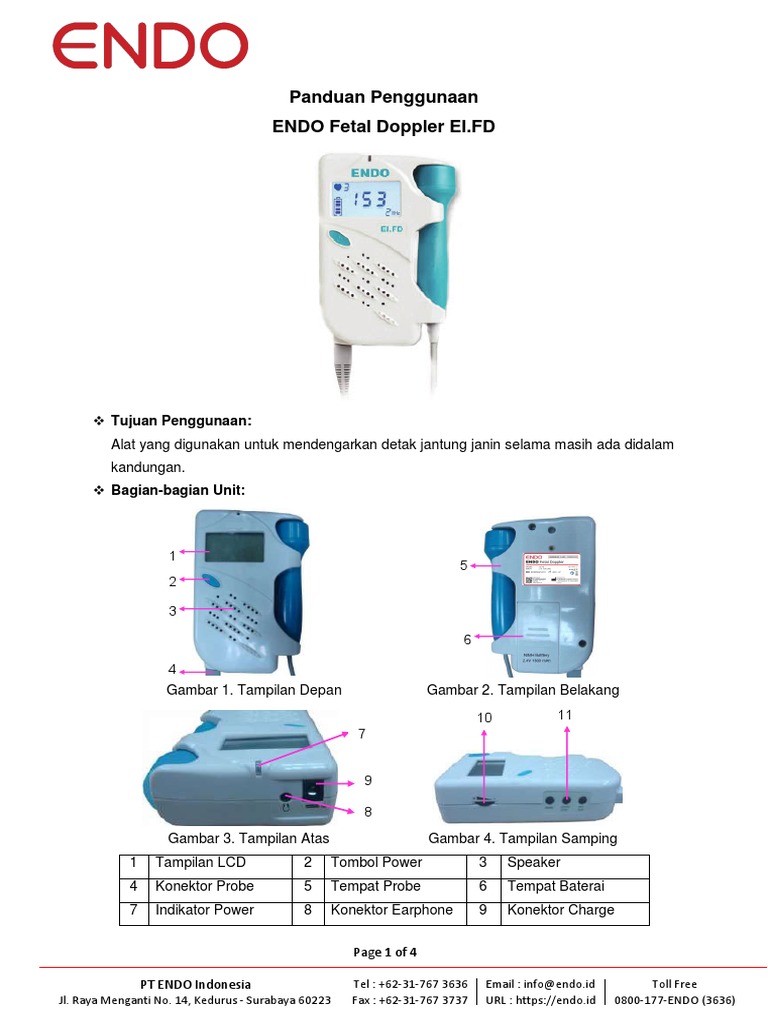 Ifu Endo Fetal Doppler Ei Fd Pdf Pdf