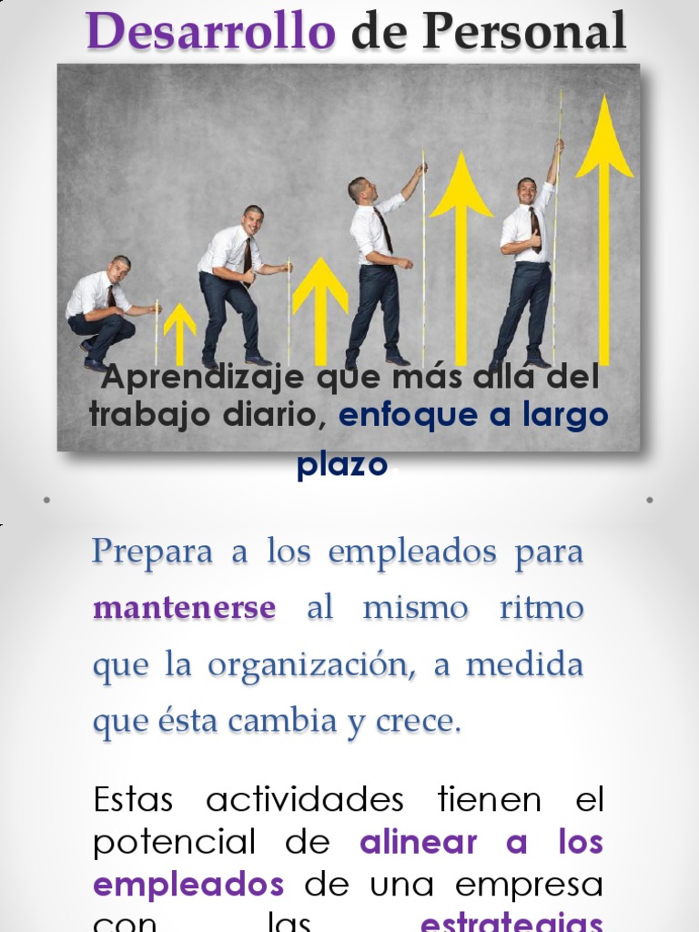 Estrategias de Desarrollo de Personal | PDF | Planificación | Aprendizaje
