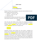 Draft Surat Kuasa Eksekusi