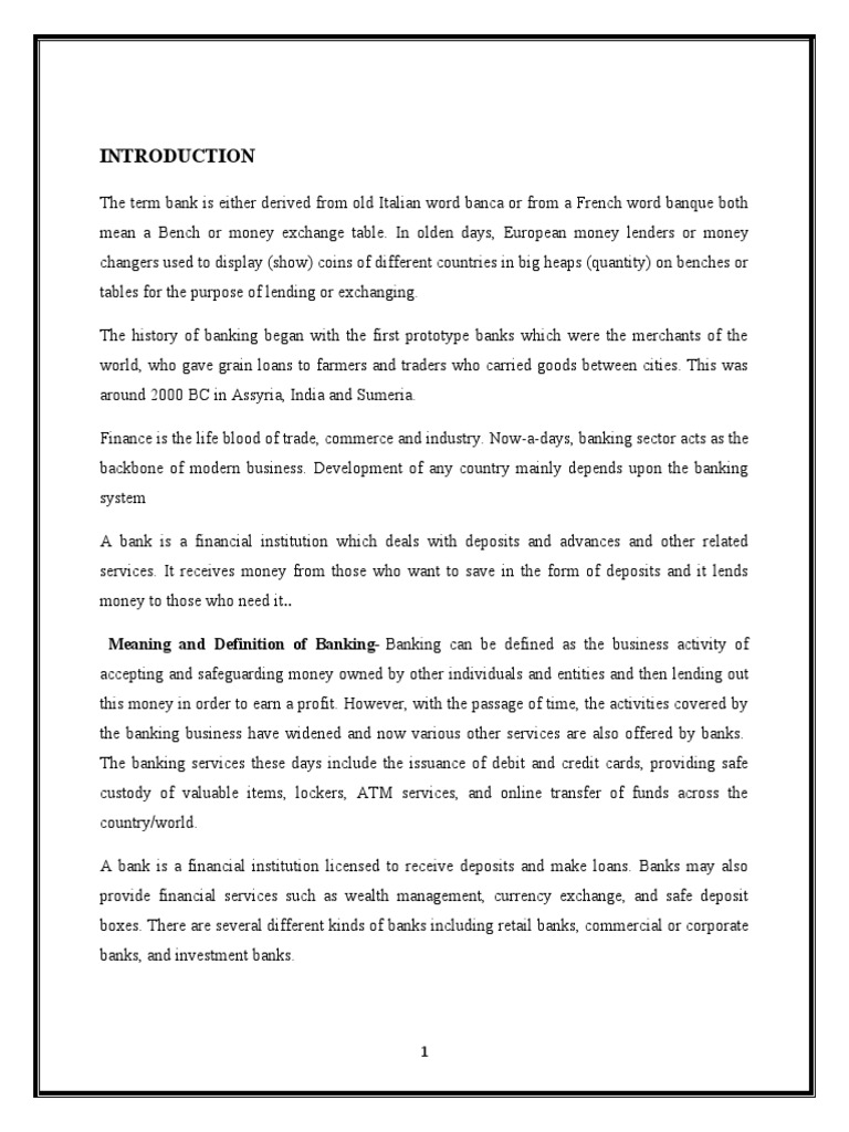 Meaning and Definition of BankingBanking Can Be Defined As The