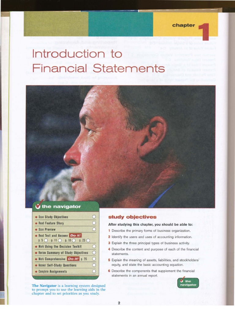 Financial Accounting Chapter 1 | PDF