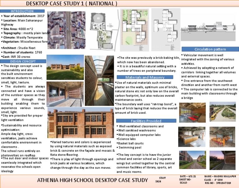 Case Study 4th Sem Pdf Brick Classroom
