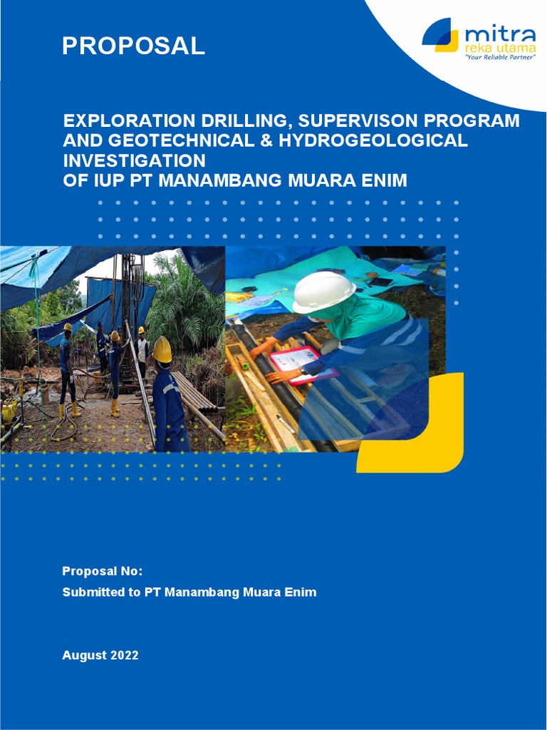 Exploration Drilling and Geotechnical Proposal | PDF | Aquifer ...
