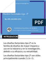 Clase 6 - Diseños Factoriales Tipo 2 K - 2° UNIDAD PDF