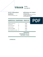 Excel Factura PDF