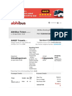AbhiBus Ticket Booked On 22 April 2023
