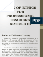 PUCAYAN BTVTED 2-C FSM A Article III of The Code of Ethics For Professional Teachers