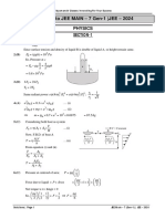 Gen-1 JEE Main-7 - JEE 2024 - Solution