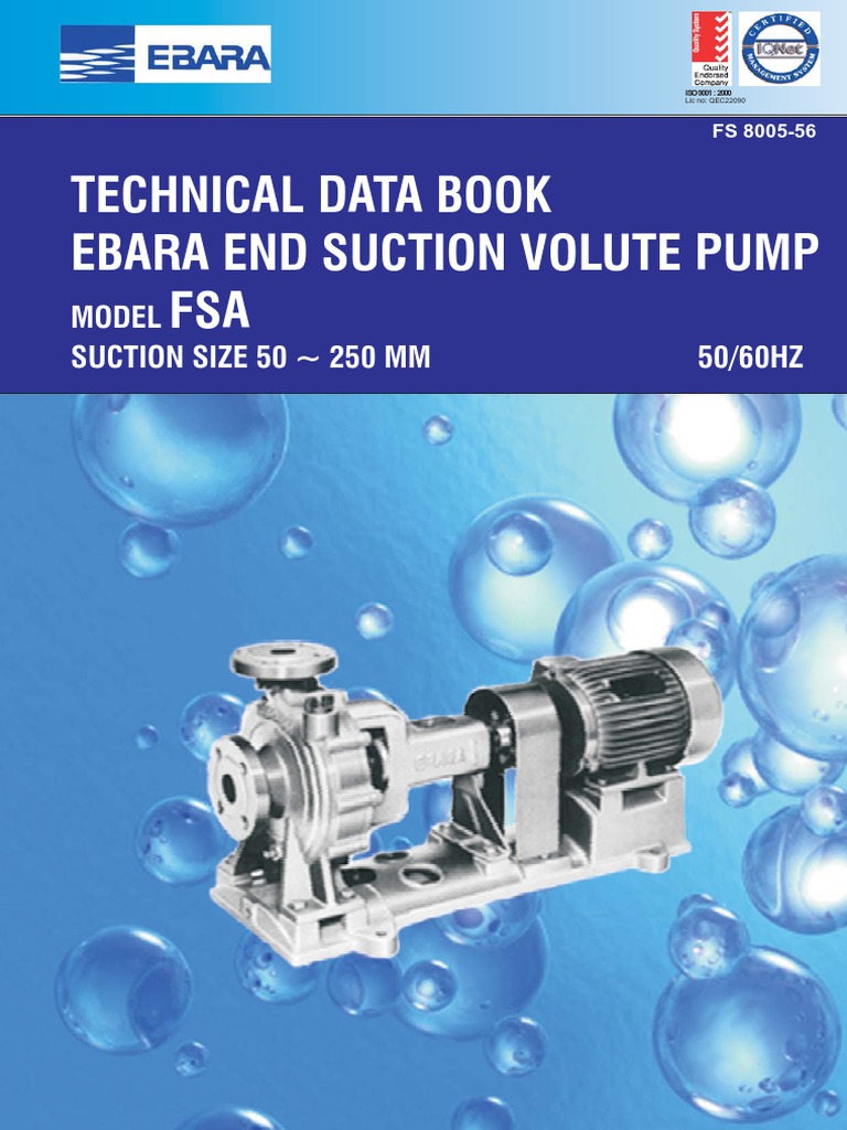 FSA (End Suction Pump) PDF