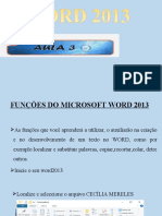 Funções do Word 2013