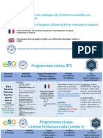 Catalogue Formations ESA International PDF