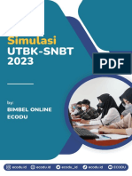 Simulasi TO UTBK-SNBT 2023 by ECODU