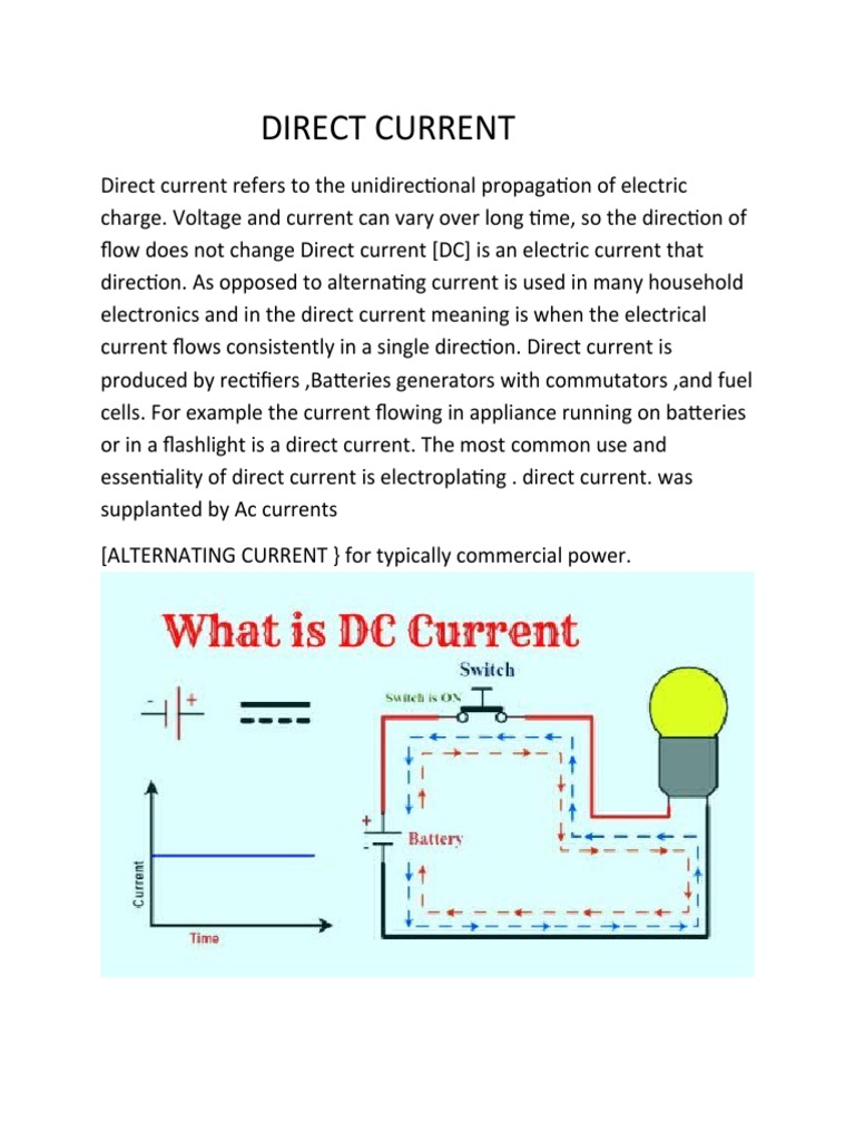Understanding Direct Current (DC) Basics | PDF