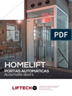 LIFTECH - Catálogo Homelift Com Portas Automáticas SPS