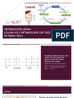 Kuliah 5 Dan 6 - Metabolisme Lemak