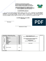 Certificado de conclusão do Ensino Médio