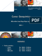 Geoquimica - Clase 01 - Introducción Al Curso - 200608