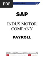 Indus Motor Company: Payroll