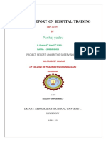 Pankaj Yadav Hospital Training Reports PDF