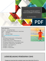 Contractor Safety Management System - Eko Ranti