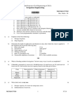 Ce 8 Sem Irrigation Engineering Jun 2017