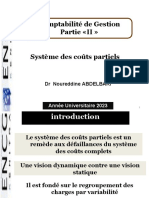 Comptabilité de Gestion Partie II : DR Noureddine ABDELBAKI