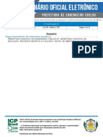 EDITAL PREFEITURA MUNICIPAL DE ENGENHEIRO COELHO Processo Seletivo 001 2022 PDF