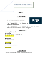 Solutions Aux Series D'exercices de Fiscalité S4