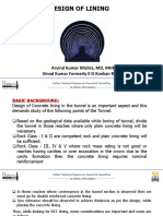 Design of Lining-Presentation