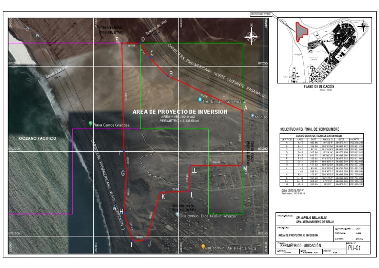 Plano de Ubicación de Terreno | PDF