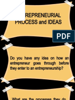 Entrep Entrepreneurial Process and Ideas