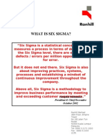 What Is Six Sigma?: Hamdan Mohamad President & Chief Executive October 2002